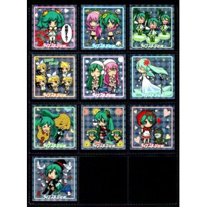 画像: バーチャルアイドルシール・全10種フルコンプ