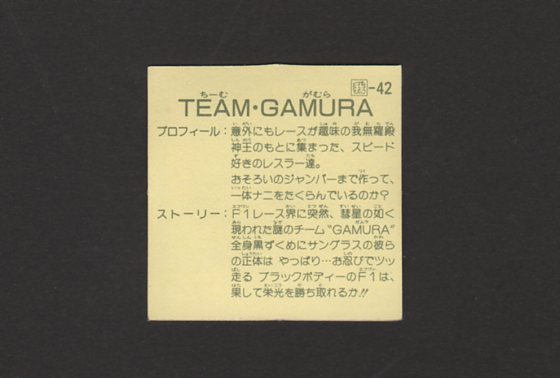 画像: ＴＥＡＭ・ＧＡＭＵＲＡ